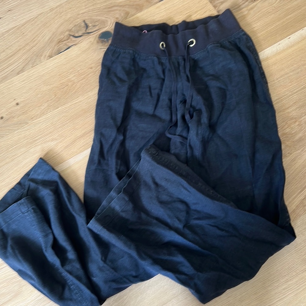 Lily Pulitzer linen beach pant - black - XS